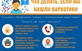 инфографика что делать, если вы нашли наркотики1